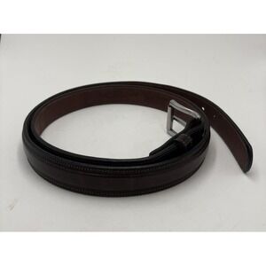 Hanks Belts Men's The Esquire Premium Bridle Leather Made In USA Brown 48